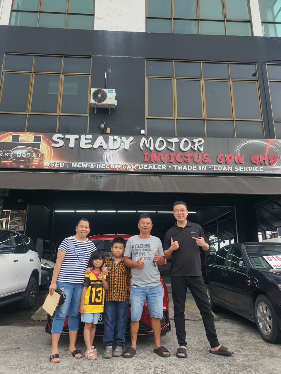 Happy Customer Delivery